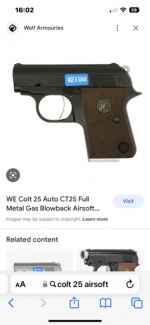 We colt 25 - Used airsoft equipment