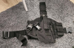 Drop Leg Molle Holster Black - Used airsoft equipment