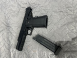 Gbb hicapa pistol with 2 mags - Used airsoft equipment