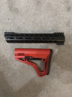 Ssr4 mk2 stock and hand guard - Used airsoft equipment