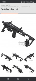 Roni carbine kit g17/18 - Used airsoft equipment