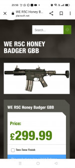 we gbbr r5c - Used airsoft equipment