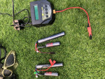 2x Titan 11.1v & charger - Used airsoft equipment