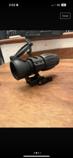 Flip down rds magnifier - Used airsoft equipment