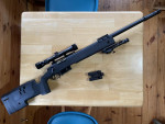 Sniper Rifle (upgraded) Bundle - Used airsoft equipment