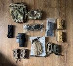 Mix of items mosly unused - Used airsoft equipment