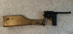 Mauser c96 with WOOD stock - Used airsoft equipment
