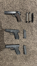 Gas pistol bundle - Used airsoft equipment