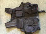 Black Tactical Vest - Used airsoft equipment