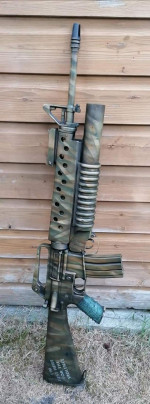 classic army m16 with m203 - Used airsoft equipment