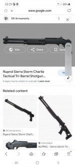 Nuprol Sierra shotgun tactical - Used airsoft equipment