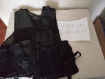 Black Battle Vest - Used airsoft equipment