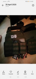 Warrior dcs plate carrier - Used airsoft equipment