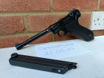 WE P08 Luger 6" - Used airsoft equipment
