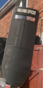 Real ballistic shield - Used airsoft equipment