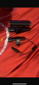 Red dot, tracer and light - Used airsoft equipment