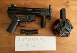 WE MP5K GBB & DRUM MAG - METAL - Used airsoft equipment