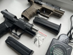 WALTHER P99 X 2 Laser Blowback - Used airsoft equipment