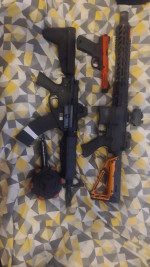 Assorted airsoft rifs - Used airsoft equipment