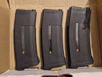 3x PTS EPM1 250rnd Magazines - Used airsoft equipment