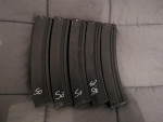 Metal MP5 Magazines x5 - Used airsoft equipment