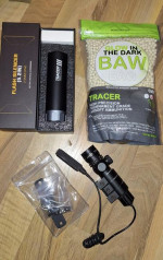 Tracer, bb's and green laser - Used airsoft equipment