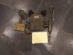 Plate carrier.goggles mask and - Used airsoft equipment