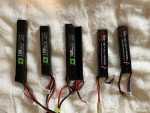 Assorted Batteries - Used airsoft equipment