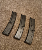 3 TM MP7A1 GBB mags. - Used airsoft equipment