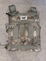 Lightweight Camo Plate Carrier - Used airsoft equipment