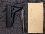 MWS bolt and stock - Used airsoft equipment