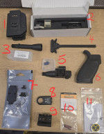 Apfg mpx parts and other parts - Used airsoft equipment