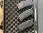 3 NUPROL M4 MID CAP MAGS - Used airsoft equipment