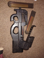 P90 with m4 adapter and 3 mags - Used airsoft equipment