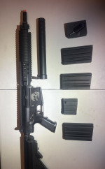 A&K Full Metal SR-25K Airsoft - Used airsoft equipment