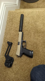 Mk 23 with silencer and holste - Used airsoft equipment