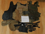 Assorted Airsoft Vests etc. - Used airsoft equipment