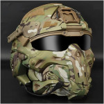 LF: camo full face helmet - Used airsoft equipment