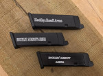 Airsoft engraving - Used airsoft equipment