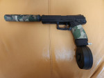 Tokyo Marui MK23 with HPA Drum - Used airsoft equipment