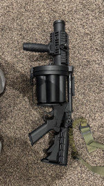 6 point Grenade launcher - Used airsoft equipment