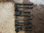 4 different bipods - Used airsoft equipment