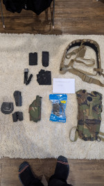Assortment of gear - Used airsoft equipment