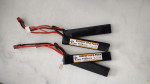 3 batteris + asg smart charger - Used airsoft equipment