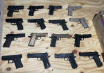 Various pistols - Used airsoft equipment