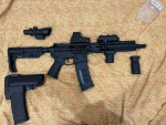 Adult gel Blaster Slr M4 - Used airsoft equipment