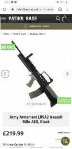 Any sort of l85 a2 - Used airsoft equipment