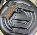WE 1911 Black/Brown GBB Pistol - Used airsoft equipment