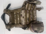 Camo Vest Plate Carrier - Used airsoft equipment