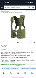 Chest rig with extras - Used airsoft equipment